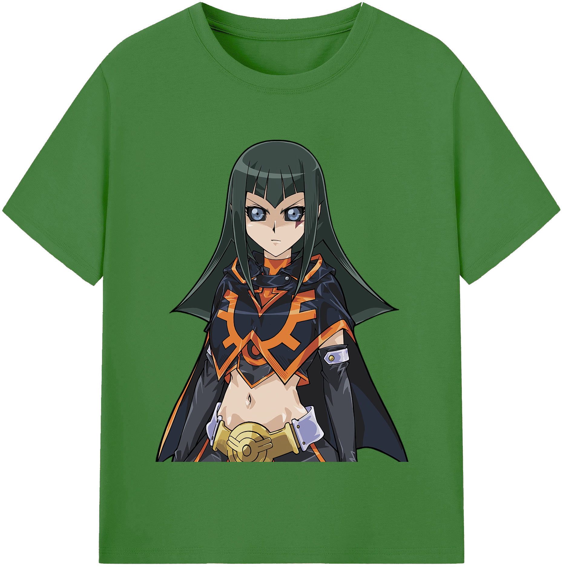 （画像用） 遊☆戯☆王 Yu-Gi-Oh! レディースカジュアルプリントTシャツ（綿100％）